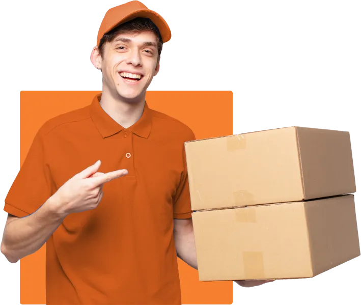 Long Beach mover with boxes